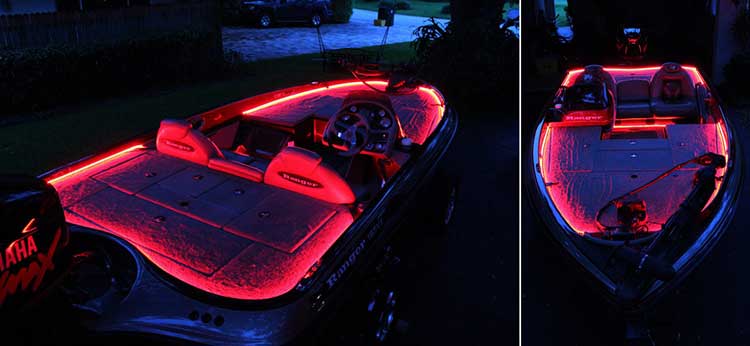 LED lights for the boat
